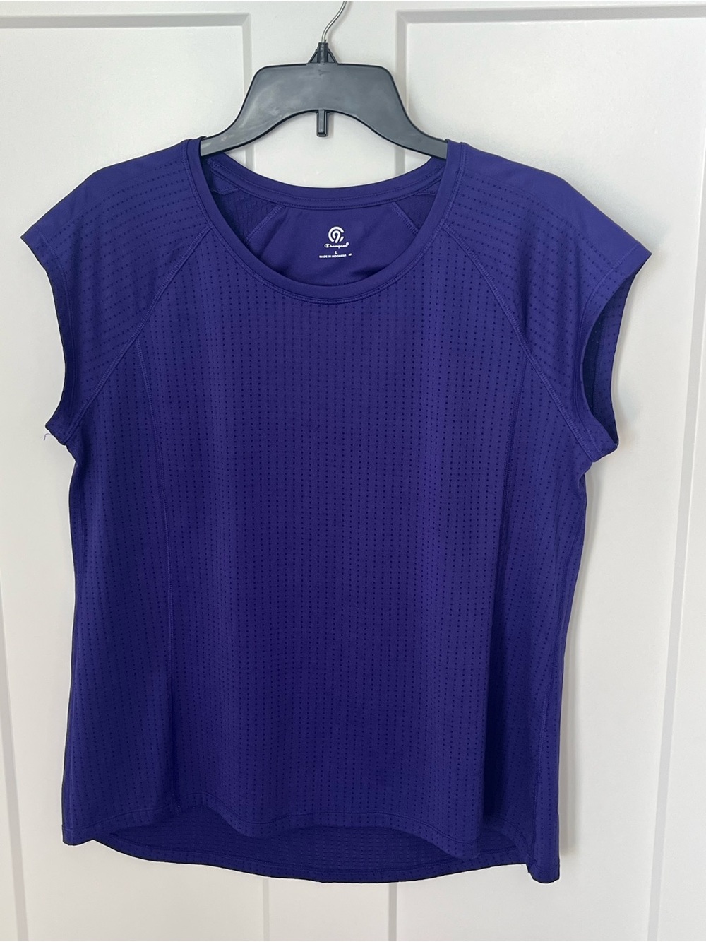 Champion Purple Short Sleeve Active Tee